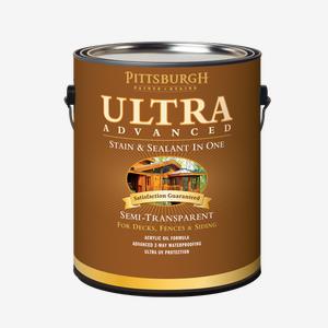 PITTSBURGH PAINTS & STAINS<sup>®</sup> ULTRA Advanced Exterior Semi-Transparent Stain & Sealant