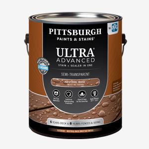 PITTSBURGH PAINTS & STAINS<sup>®</sup> ULTRA Advanced Exterior Semi-Transparent Stain & Sealant