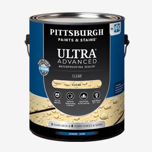 PITTSBURGH PAINTS & STAINS<sup>®</sup> ULTRA Advanced Exterior Clear Waterproofing Sealant
