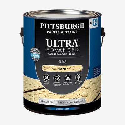 PITTSBURGH PAINTS & STAINS<sup>®</sup> ULTRA Advanced Exterior Clear Waterproofing Sealant