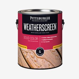 WEATHERSCREEN<sup>®</sup> Exterior Stain - Solid Color